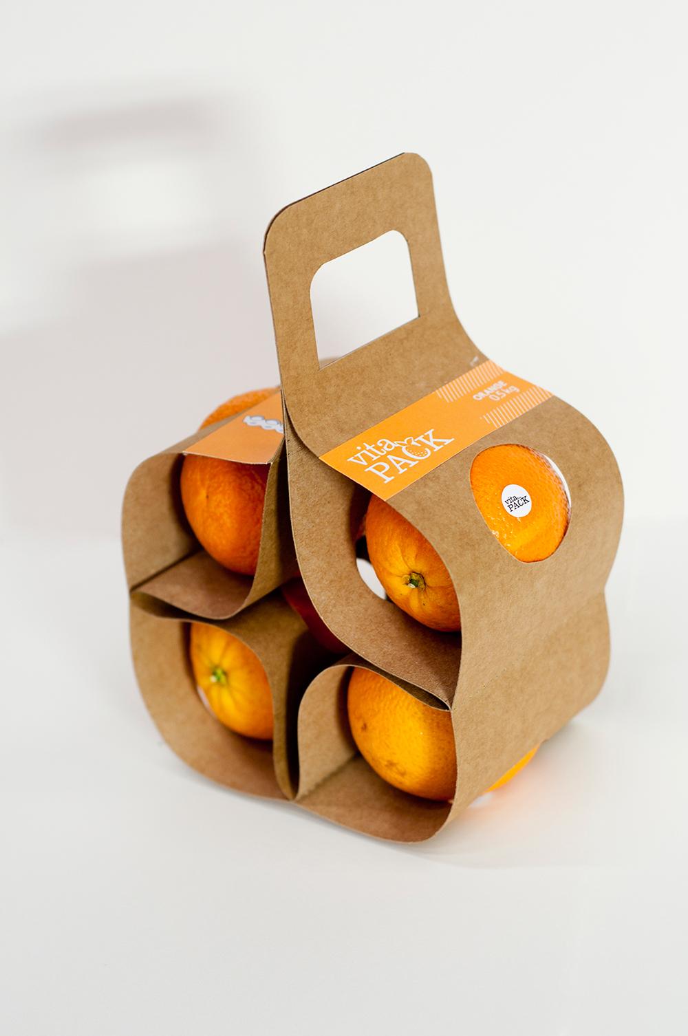 橘子手提包装设计