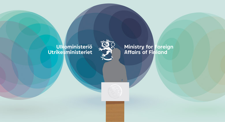 芬兰外交部更换全新动态logo 