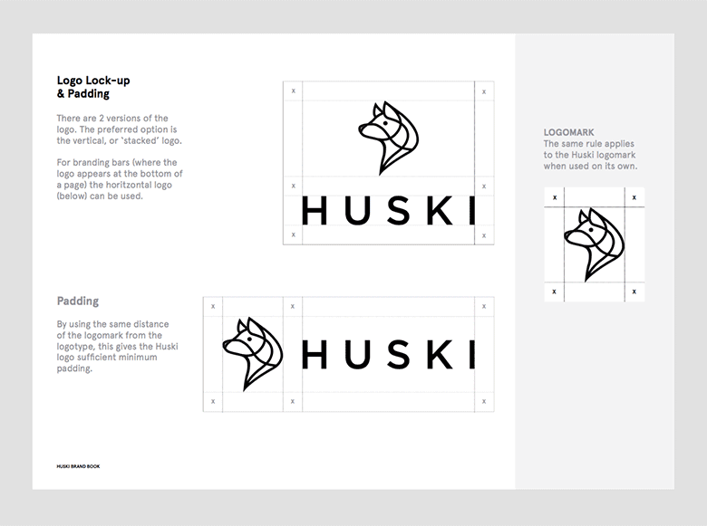 法国户外快递Huski全新的品牌LOGO 