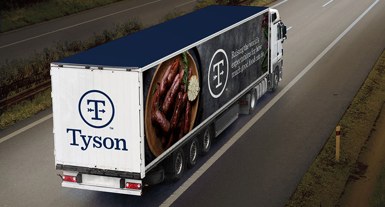 跨国食品公司泰森食品更换新logo 