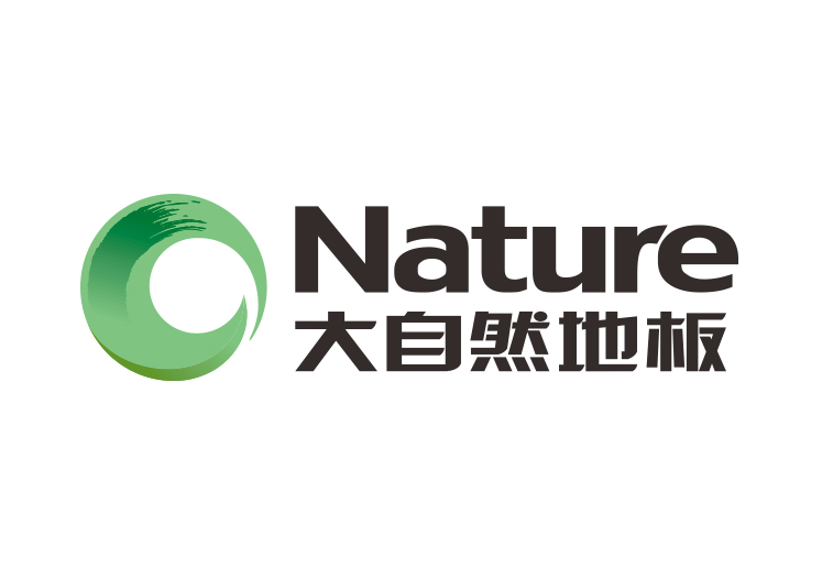 大自然地板logo设计理念