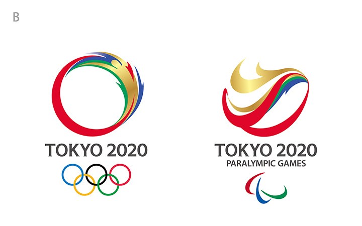 东京奥组委公布4件新会徽为最终候选作品 