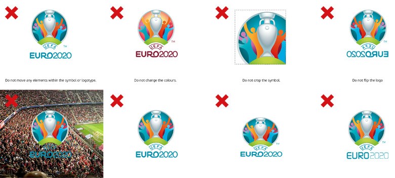 欧洲足联公布2020年欧洲杯LOGO 