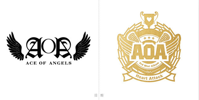 韩国AOA女子音乐组合新标志