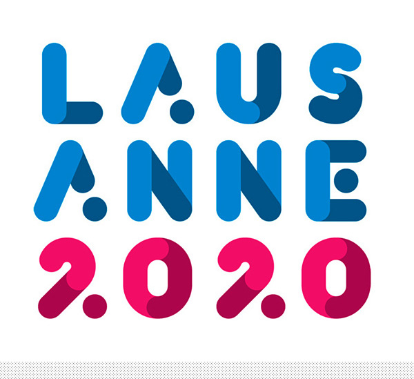 瑞士洛桑申办2020年冬季青奥会LOGO