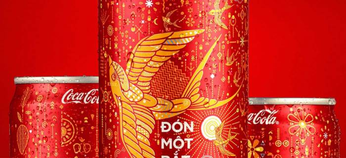 繁荣兴旺可口可乐越南版包装设计