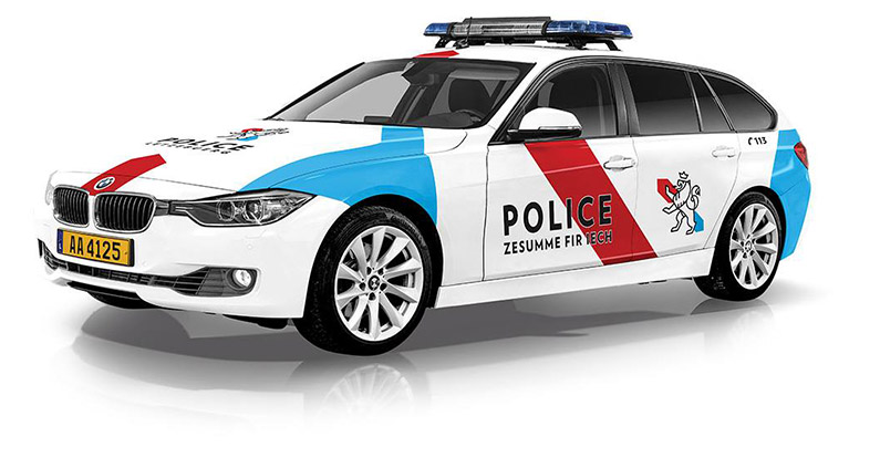 卢森堡警局推出全新品牌视觉形象 