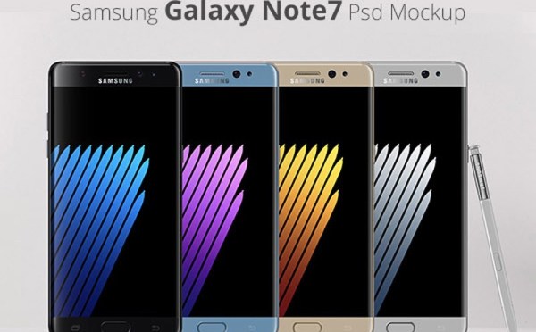 三星Galaxy Note 7图片样机下载
