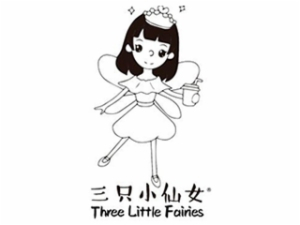 三只小仙女奶茶LOGO标志图片含义