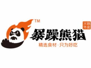 暴躁熊猫火锅外卖LOGO标志图片含义