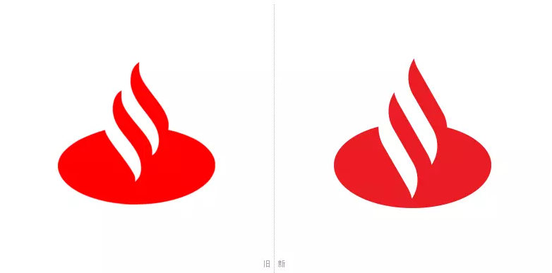 欧洲第二大银行桑坦德银行启用新logo 