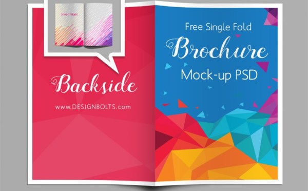 Free Bi-Fold A4 Brochure Mockup PSD