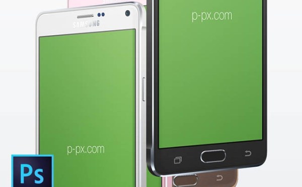 Samsung Galaxy Note 4 Mockup psd