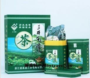 三井毛峰茶特产包装盒该怎么设计