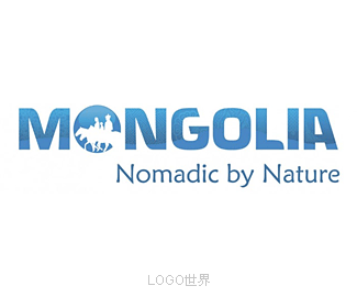 蒙古国旅游标志logo