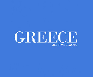 希腊旅游形象标志logo