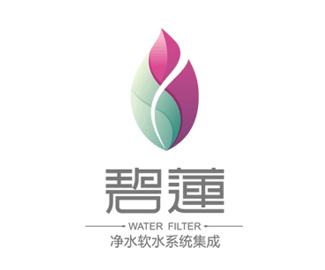 碧莲净化器标志设计logo