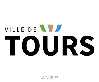 法国图尔城市形象标志logo