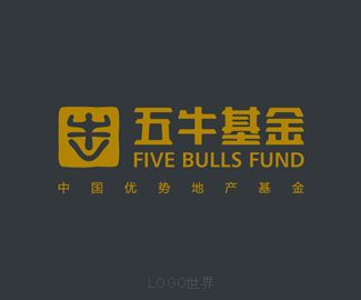上海五牛基金形象标志设计logo