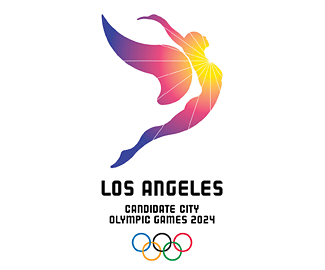 美国洛杉矶2024申奥标志logo