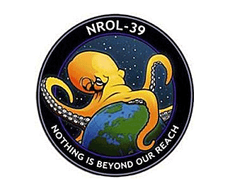 NROL-39卫星章鱼徽章logo