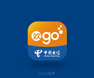 中国电信全新品牌欢gologo