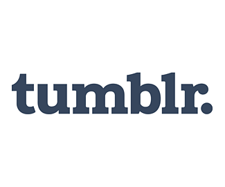 轻博客网站Tumblr标志设计logo