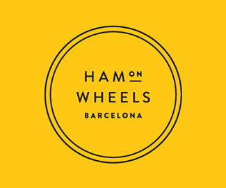 快餐厅Ham On Wheels标志logo