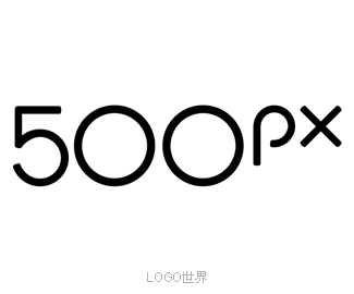 高品质图片分享社区500px新LOGO