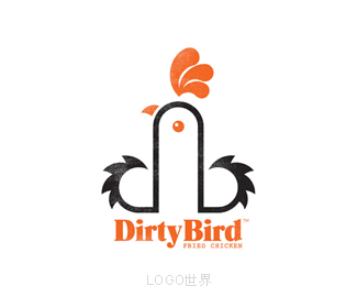 威尔士Dirty Bird炸鸡LOGO