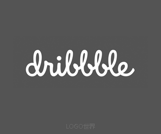 顶尖设计社区Dribbble文字LOGO
