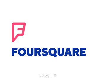 网络社交定位服务Foursquare标志logo