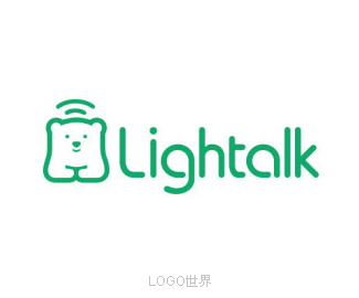腾讯聊天软件LIGHTALK英文LOGO