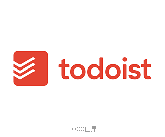 知名跨平台任务管理工具Todoist标志logo