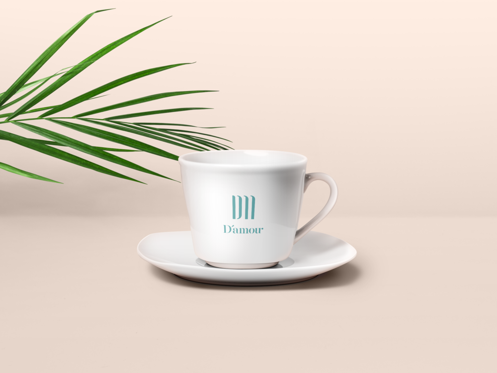 黛茉咖啡品牌logo设计理念