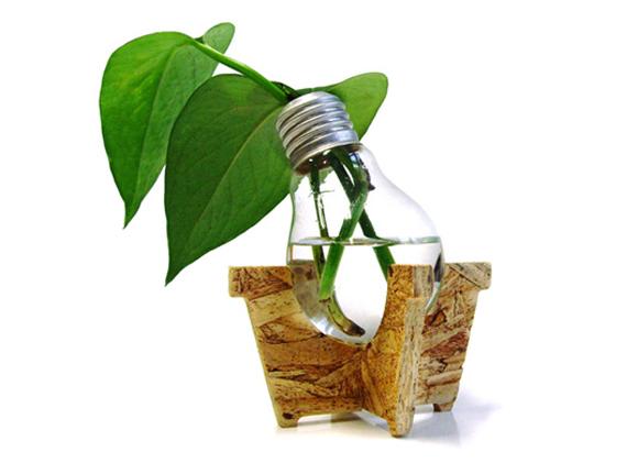當燈泡變成花瓶--你也可以DIY--國外工業產品設計欣賞工業設計作品賞析