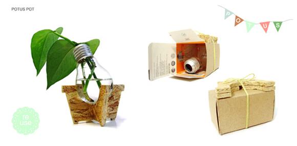 當燈泡變成花瓶--你也可以DIY--國外工業產品設計欣賞工業設計作品賞析