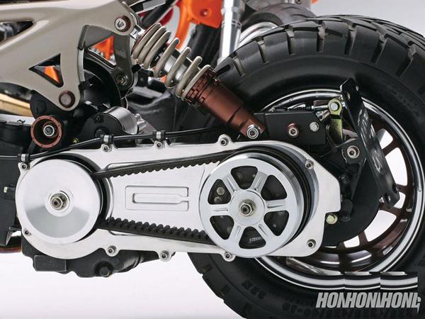 本田HONDA Ruckus “The LV Project”經(jīng)典摩托車改裝款工業(yè)設(shè)計作品賞析