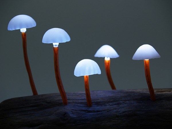 LED蘑菇小花燈工業設計作品賞析