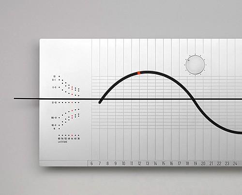 “太阳曲线”时钟工业设计作品赏析