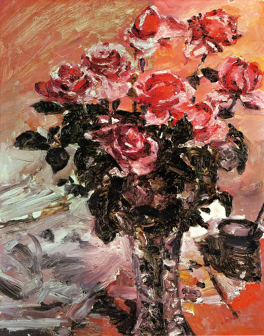 《粉红玫瑰》-洛维斯·科林斯创作