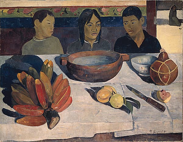 《用餐-香蕉》作品賞析