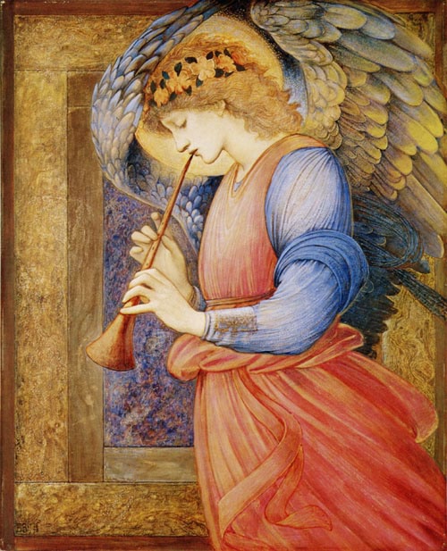 《吹竖笛的天使》作品赏析