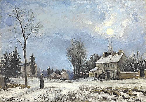《從凡爾賽經路維希安的雪景》作品賞析