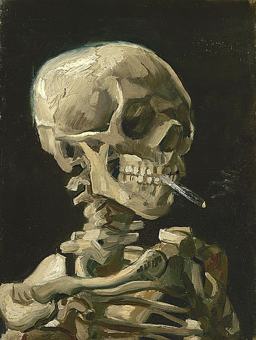 《含着香烟的骸骨》作品赏析