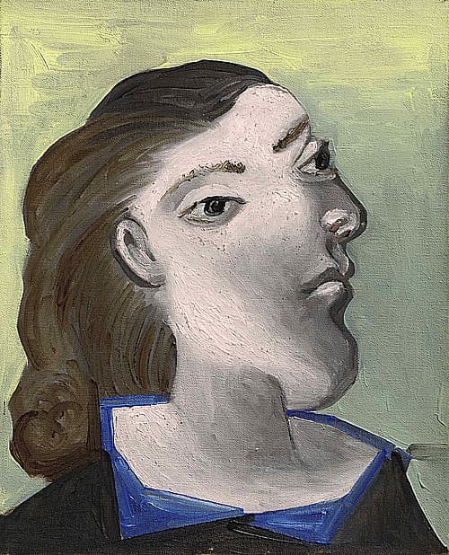 《女人頭像（朵拉·瑪爾）》作品賞析