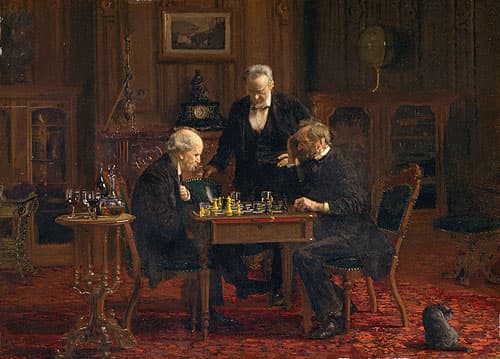 《國際象棋選手》作品賞析