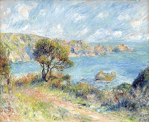 《根西島景觀》作品賞析