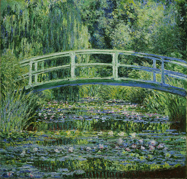 《睡蓮和日本橋》作品賞析