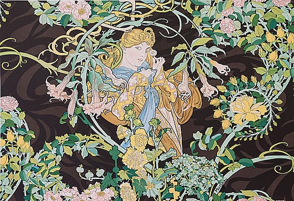 《女子與雛菊》作品賞析